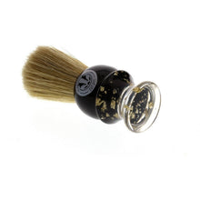 Load image into Gallery viewer, Badger & Blade 10th Anniversary Shaving Brush, Black/Gold Flake Handle