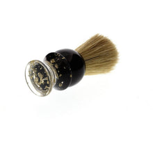 Load image into Gallery viewer, Badger & Blade 10th Anniversary Shaving Brush, Black/Gold Flake Handle