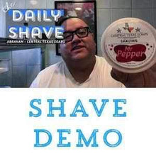 Load image into Gallery viewer, Central Texas Soaps Shaving Soap, Mr. Pepper (WCS Exclusive)