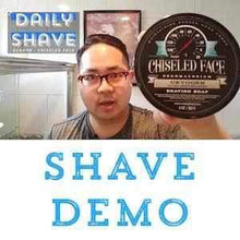 Load image into Gallery viewer, Chiseled Face Shaving Soap, Cryogen, 4oz