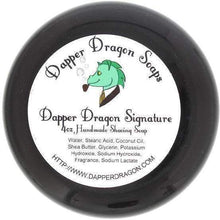 Load image into Gallery viewer, Dapper Dragon Vegan Shaving Soap, Signature