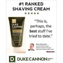 Load image into Gallery viewer, Duke Cannon Superior Grade Shaving Cream