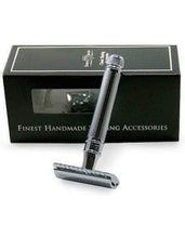 Load image into Gallery viewer, Edwin Jagger DE89L Double Edge Safety Razor, Lined Chrome
