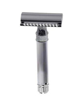 Load image into Gallery viewer, Edwin Jagger DE89L Double Edge Safety Razor, Lined Chrome