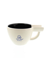Load image into Gallery viewer, Pereira Shavery Shaving Soap with Activated Charcoal in Ceramic Dish And Ceramic Foam Mug With Water Blossom Aromatherapy