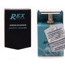 Load image into Gallery viewer, Rex Supply Co. Ambassador Adjustable Stainless Steel DE Safety Razor