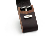 Load image into Gallery viewer, Rex Supply Co. Safety Razor Travel Case, Black Walnut
