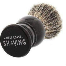 Load image into Gallery viewer, WCS Lantern Shaving Brush, Pure Badger, Black