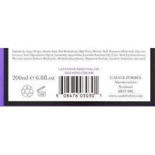 Load image into Gallery viewer, Castle Forbes Lavender Essential Oil Shaving Cream

