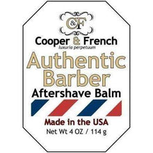 Load image into Gallery viewer, Cooper &amp; French Authentic Barber Aftershave Balm
