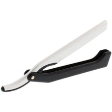 Load image into Gallery viewer, Dovo Shavette Straight Razor, Black Handle
