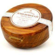 Load image into Gallery viewer, D.R. Harris Marlborough Shaving Soap in Mahogany Stained Wood Bowl
